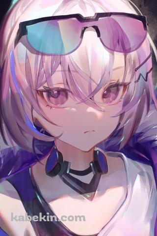 サングラスを頭に乗せた銀郎 / 崩壊:スターレイルのAndroidの壁紙(320px x 480px) スマホ用