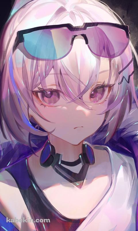 サングラスを頭に乗せた銀郎 / 崩壊:スターレイルのAndroidの壁紙(480px x 800px) スマホ用