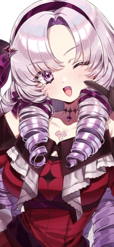 ほっぺたに指をあてる壱百満天原サロメ / にじさんじ / バーチャルYouTuber / VtuberのiPhone / スマホ壁紙