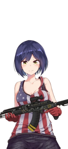 月ノ美兎 / サバゲ― / バーチャルYouTuber / にじさんじのiPhone / スマホ壁紙