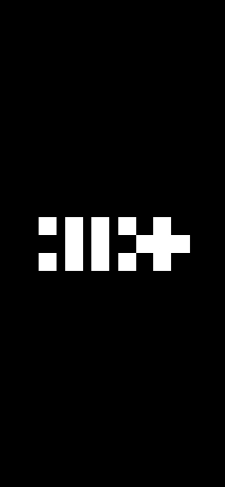 ILLIT ロゴ / アイリット / 黒のiPhone / スマホ壁紙