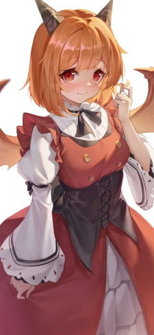 こちらを見つめる可愛いライカ / スライム倒して300年、知らないうちにレベルMAXになってましたのiPhone / スマホ壁紙