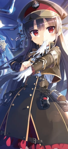 白い手袋をはめて準備するハチロク / まいてつのiPhone / スマホ壁紙