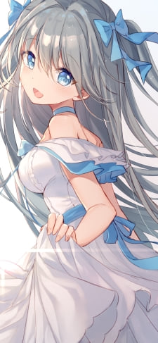 スカートの裾を持つ可愛いハムマン / シムス級駆逐艦 / 戦艦少女のiPhone / スマホ壁紙