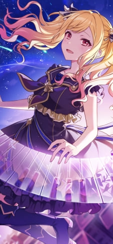 光る鍵盤を弾く天馬咲希(てんま さき) / プロジェクトセカイのiPhone / スマホ壁紙