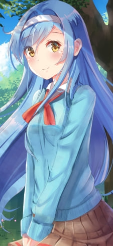 地べたに座る可愛い古橋文乃 / ぼくたちは勉強ができないのiPhone / スマホ壁紙
