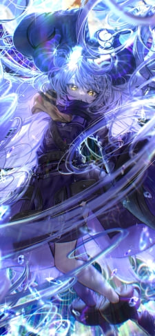 長い髪で攻撃するかっこいいラプラス・ダークネス / ホロライブ / バーチャルYouTuber / VtuberのiPhone / スマホ壁紙