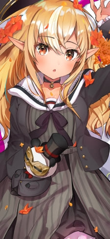 寝転ぶ不知火フレアときんつば / ホロライブ / バーチャルYouTuber / VtuberのiPhone / スマホ壁紙
