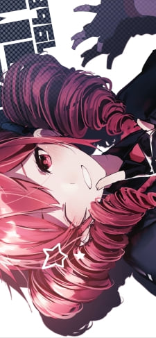 人差し指を立ててウィンクする重音テト / ボカロ / ボーカロイドのiPhone / スマホ壁紙