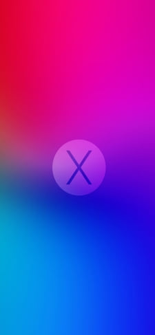 赤と青のグラデーション XのiPhone / スマホ壁紙