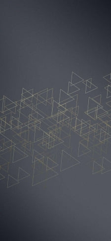 三角のポリゴン 灰色のグラデーションのiPhone / スマホ壁紙