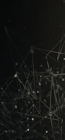 黒の線状のオブジェクトのiPhone / スマホ壁紙