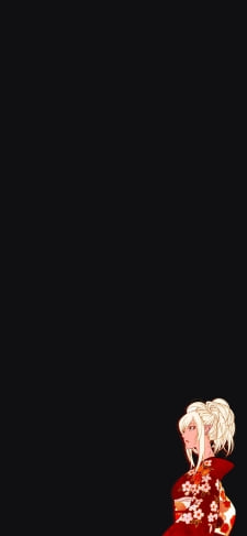 着物を着た忍野 忍 化物語のiPhone / スマホ壁紙