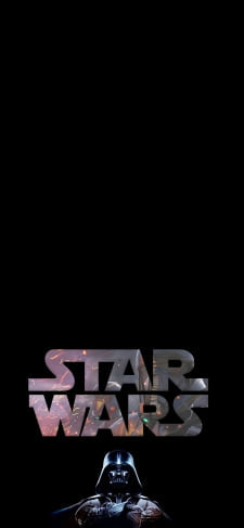 STAR WARS かっこいいダース・ベイダー 黒のiPhone / スマホ壁紙