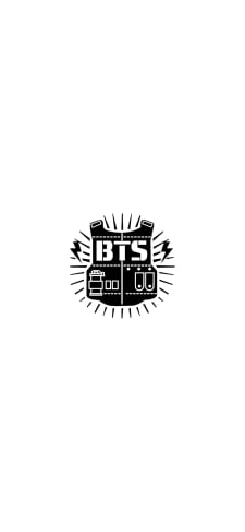 防弾少年団 BTS ロゴのiPhone / スマホ壁紙
