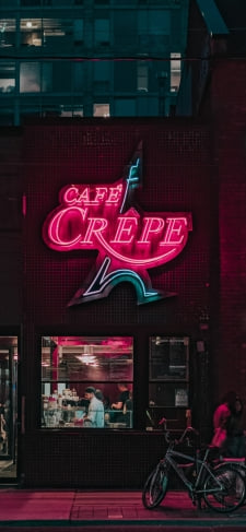 カナダ トロントのバー CAFE GREPEのiPhone / スマホ壁紙