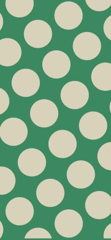緑色のドット柄のiPhone / スマホ壁紙