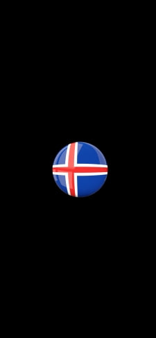 アイスランド 国旗のiPhone / スマホ壁紙