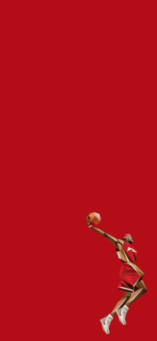 バスケット スラム・ダンク レブロン・ジェームズのiPhone / スマホ壁紙