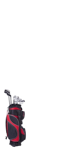 黒と赤のゴルフバッグのiPhone / スマホ壁紙