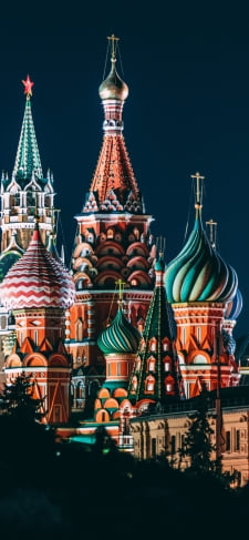 ロシア モスクワ 赤の広間のiPhone / スマホ壁紙