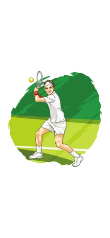 ロジャー・フェデラーのiPhone / スマホ壁紙