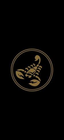 さそり座のiPhone / スマホ壁紙