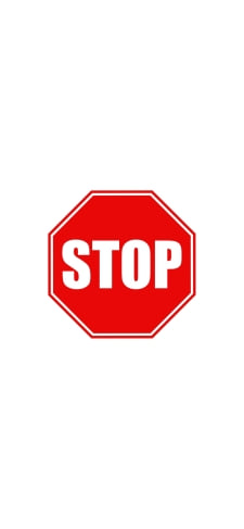 STOP 停止マークのiPhone / スマホ壁紙