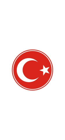 トルコ 国旗のiPhone / スマホ壁紙