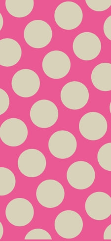 ピンク色のドット柄のiPhone / スマホ壁紙