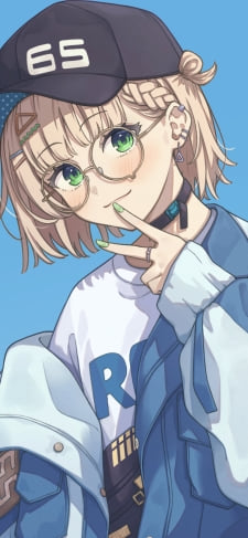 口元にピースをあてる鏑木ろこ(かぶらきろこ) / にじさんじ / バーチャルYouTuber / VtuberのiPhone / スマホ壁紙