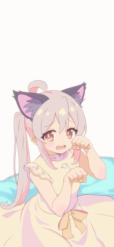 ポーズを取っている泣きそうな緒山まひろ / お兄ちゃんはおしまい! / ファンアート / イラストのiPhone / スマホ壁紙