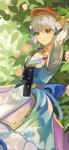 かわいい神里綾華 / 水彩 / 原神のiPhone / スマホ壁紙