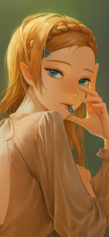 私服姿の大人っぽいゼルダ姫 / ゼルダの伝説 ブレスオブザワイルド / ファンアート / イラストのiPhone / スマホ壁紙
