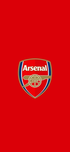 アーセナル Arsenal ロゴのiPhone用のスマホ壁紙