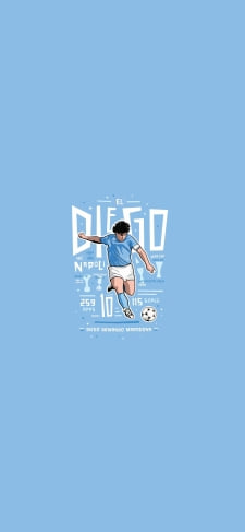 ディエゴ・マラドーナ / アルゼンチン / サッカー選手のiPhone / スマホ壁紙