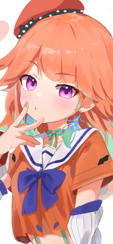 アゴピする可愛い小鳥遊キアラ / ホロライブ / バーチャルYouTuberのiPhone / スマホ壁紙