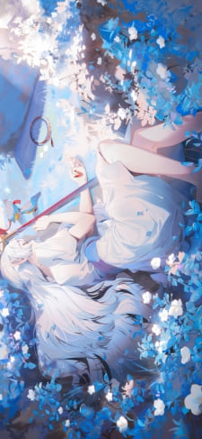 蒼月草に囲まれて寝るフリーレン / 綺麗 / 葬送のフリーレンのiPhone / スマホ壁紙