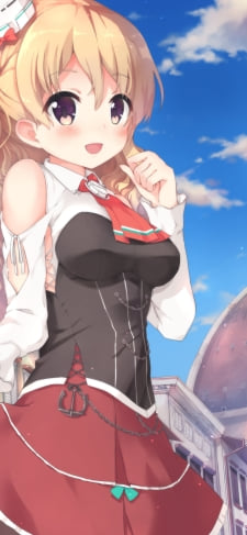 スカートの裾を持つザラ / 艦これ / 艦隊これくしょんのiPhone / スマホ壁紙