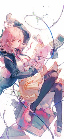 七海千秋 / モノミ / スーパーダンガンロンパ2のiPhone / スマホ壁紙
