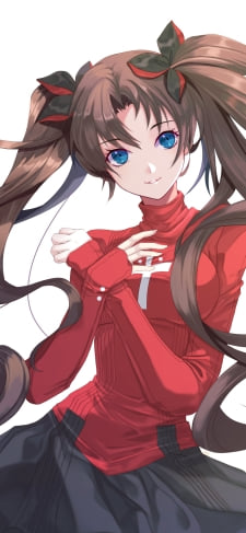 胸元で手を交差する遠坂凛 / fate/grand orderのiPhone / スマホ壁紙
