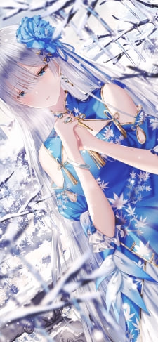 両手をあわせて物思いにふける綺麗なアナスタシア / Fate/grand orderのiPhone / スマホ壁紙