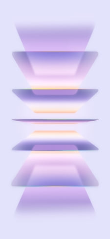 複数枚の薄紫のガラスのiPhone / スマホ壁紙