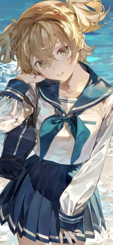 セーラー服を着た可愛い大場なな / 海辺 / 少女☆歌劇 レヴュースタァライトのiPhone / スマホ壁紙