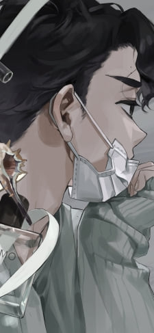 マスクをした佐久早聖臣 (さくさきよおみ) / 香水 / 貝殻 / ハイキュー!!のiPhone / スマホ壁紙