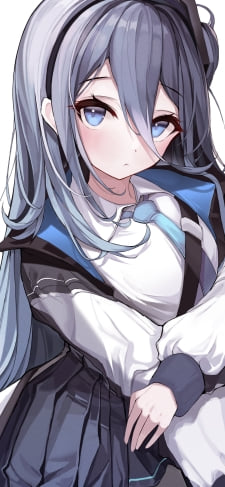 青い瞳でこちらを見つめる天童アリス / ブルーアーカイブのiPhone / スマホ壁紙