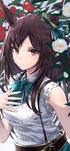 胸に手をあてるメジロドーベル / 阪神ジュベナイルフィリーズ / ウマ娘プリティーダービーのiPhone / スマホ壁紙