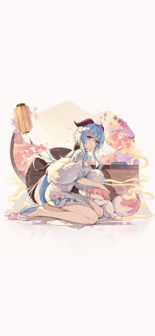 リラックスする綺麗なガンユウ / 原神 / ファンアート / イラストのiPhone / スマホ壁紙