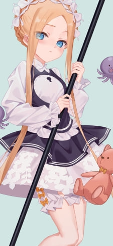 クマのぬいぐるみとアビゲイル・ウィリアムズ / fate/grand orderのiPhone / スマホ壁紙