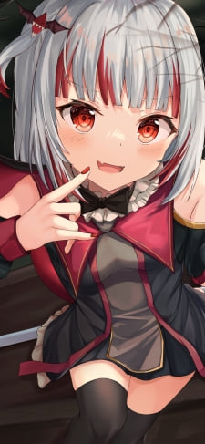 ドラキュラのコスをした可愛いがうる・ぐら / ホロライブ / バーチャルYouTuber / VtuberのiPhone / スマホ壁紙